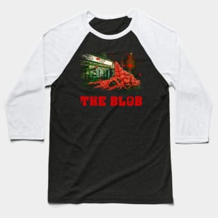 Unstoppable Force The Blob Genre T-Shirt For Fans Of Classic Monster Films Baseball T-Shirt